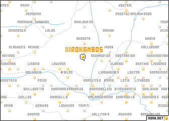 map of Xirókambos