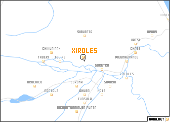 map of Xiroles