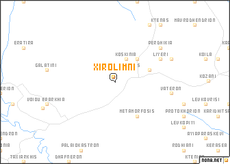 map of Xirolímni