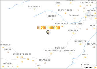 map of Xirolívadon