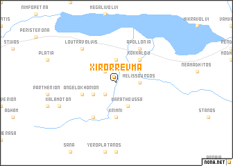 map of Xirórrevma