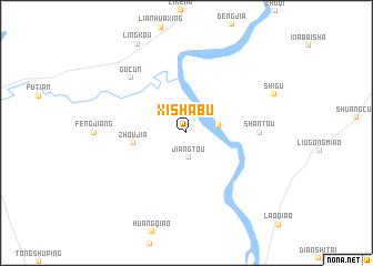 map of Xishabu