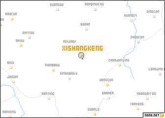 map of Xishangkeng