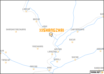 map of Xishangzhai