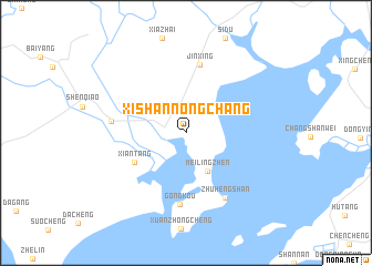 map of Xishannongchang