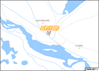 map of Xishanzui