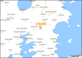 map of Xishan