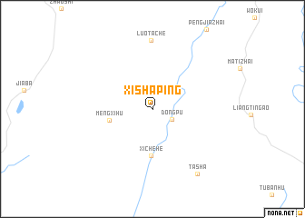 map of Xishaping