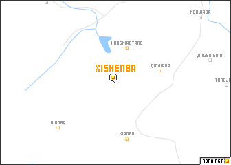 map of Xishenba