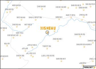 map of Xishewu