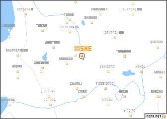 map of Xishe