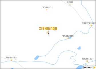 map of Xishidagu