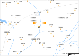 map of Xishihou