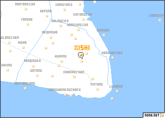 map of Xishi