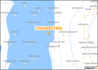 map of Xishuangtang