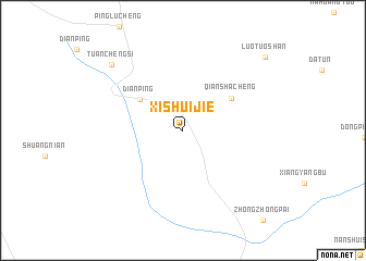 map of Xishuijie