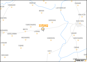 map of Xishu