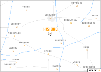 map of Xisibao