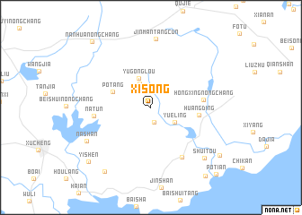 map of Xisong