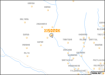 map of Xisorak