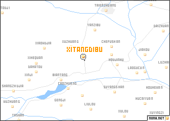 map of Xitangdibu