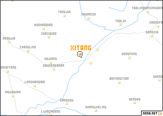 map of Xitang