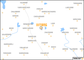 map of Xitang