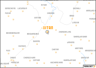 map of Xitan