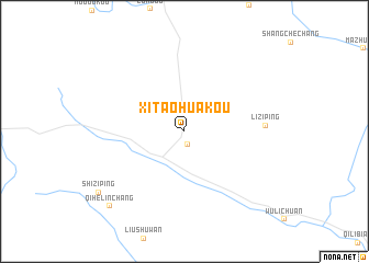 map of Xitaohuakou