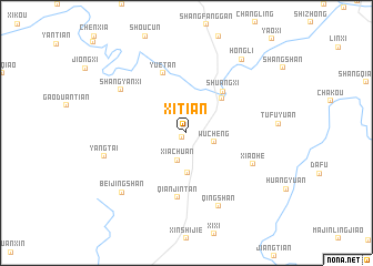map of Xitian
