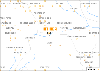 map of Xitinga