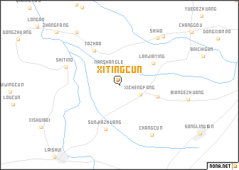 map of Xitingcun