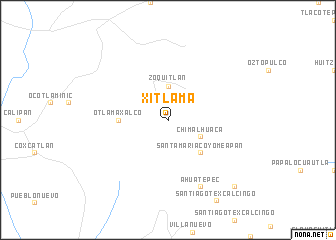 map of Xitlama
