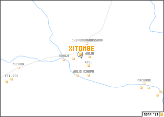 map of Xitombe