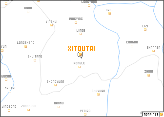 map of Xitoutai