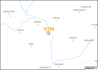 map of Xitou
