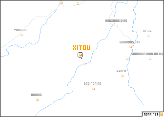 map of Xitou