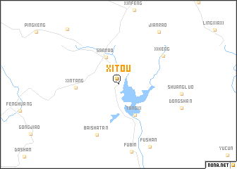 map of Xitou