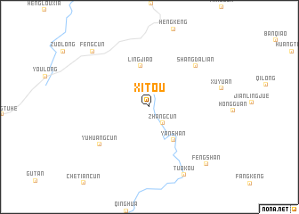 map of Xitou