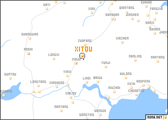 map of Xitou