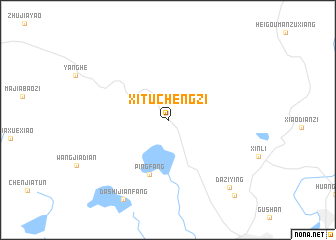 map of Xituchengzi