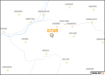 map of Xitun