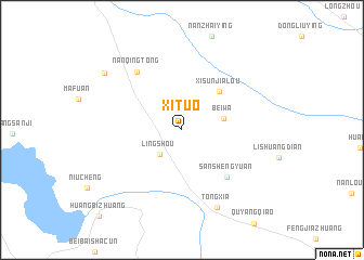 map of Xituo