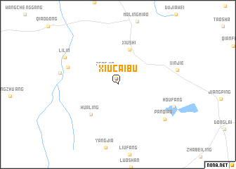 map of Xiucaibu