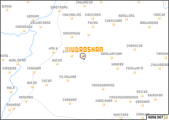 map of Xiudaoshan