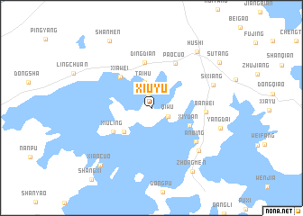 map of Xiuyu