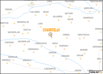 map of Xiwangji