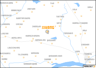 map of Xiwang