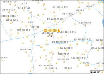 map of Xiwanhe