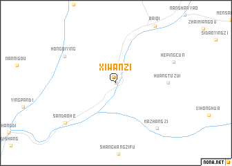 map of Xiwanzi